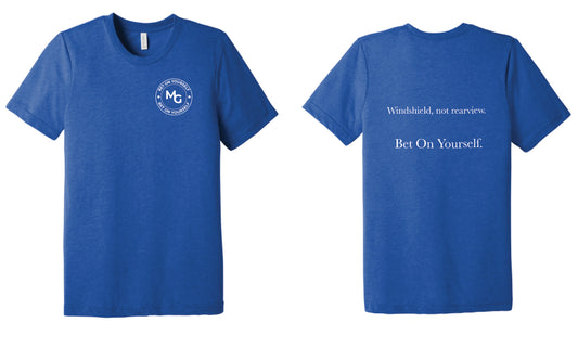 Blue Bet On Yourself Shirt